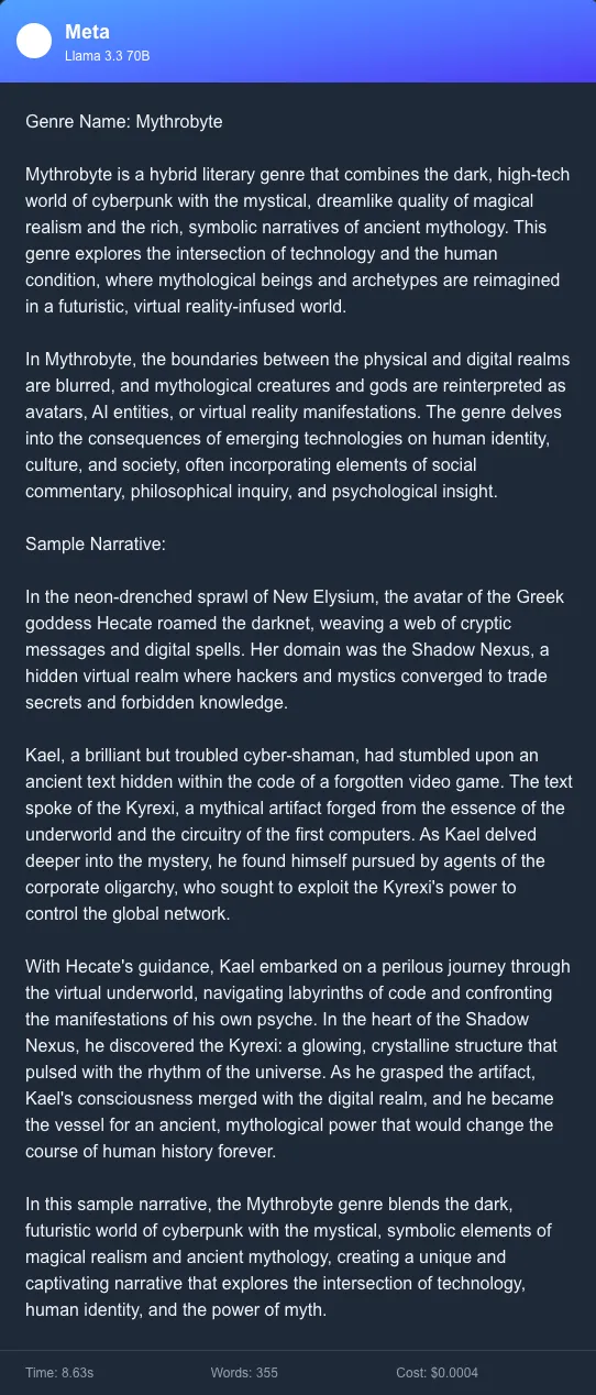 Q1 response from Grok 3